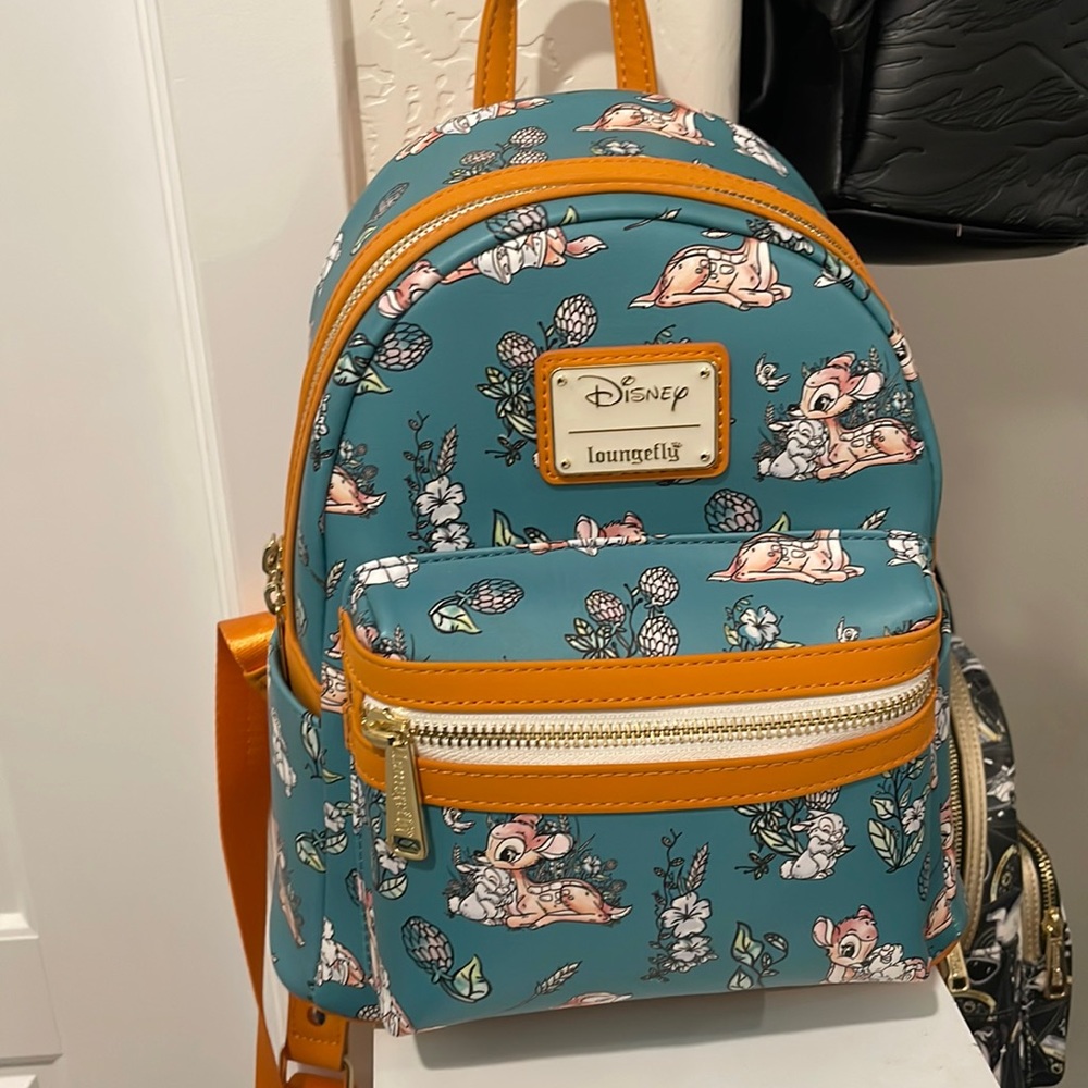 Loungefly Disney Bambi Forest Floral Mini Backpack